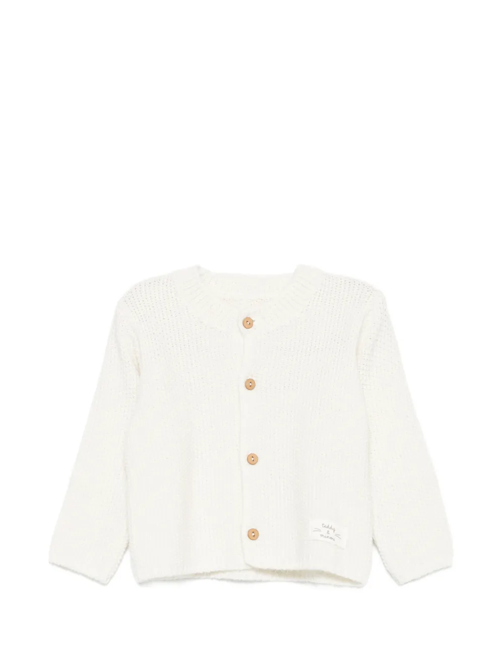 TEDDY & MINOU button-up knitted cardigan - Toni neutri