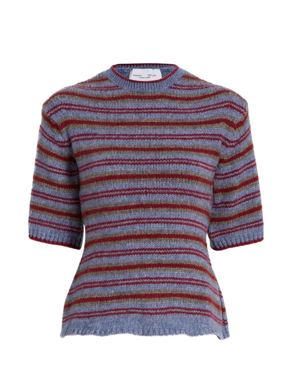 Proenza Schouler White Label Dana Striped Sweater In Blue