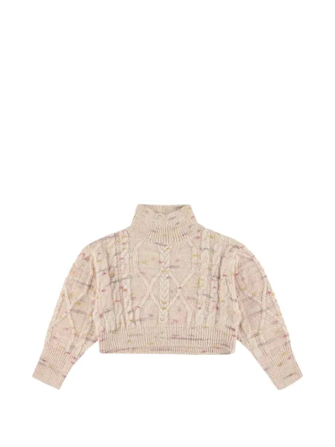 Morley cable-knit cropped sweater