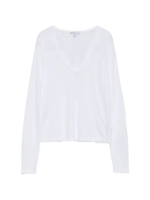 James Perse V-neck long-sleeve T-shirt