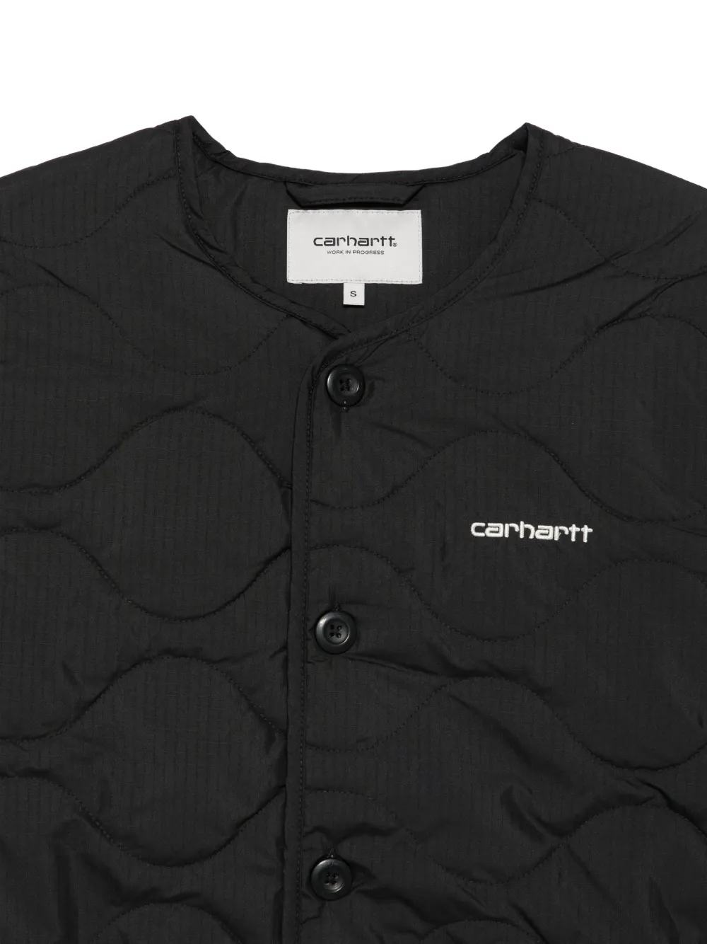 Carhartt WIP Ripstop gewatteerd jack Zwart