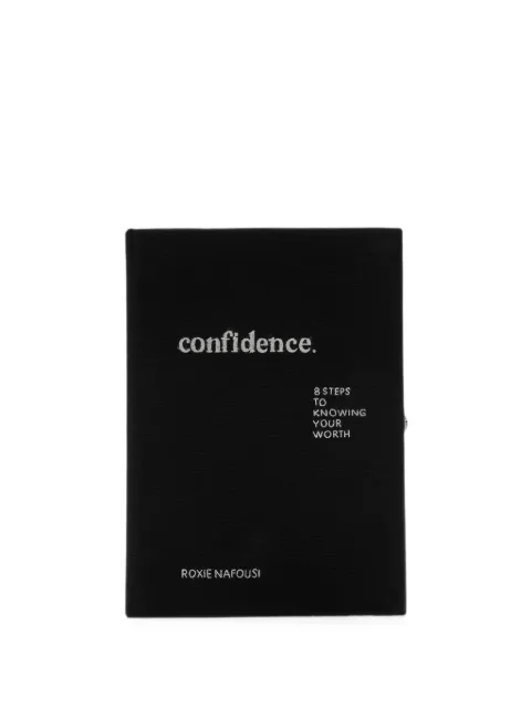 Olympia Le-Tan x Roxie Nafousi Confidence: Knowing Your Worth embroidered clutch bag