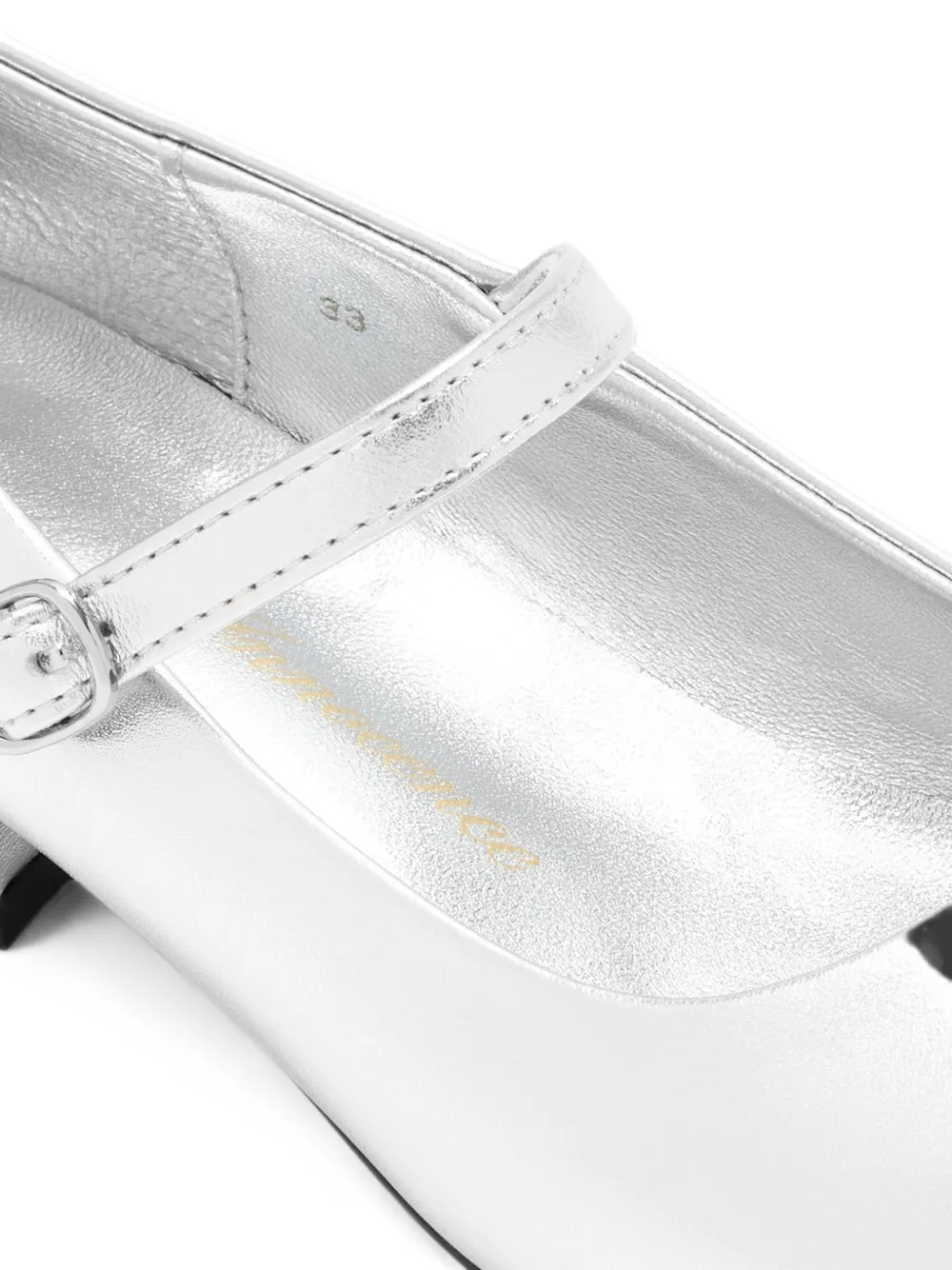 Age of Innocence Sabine leather ballet flats Zilver