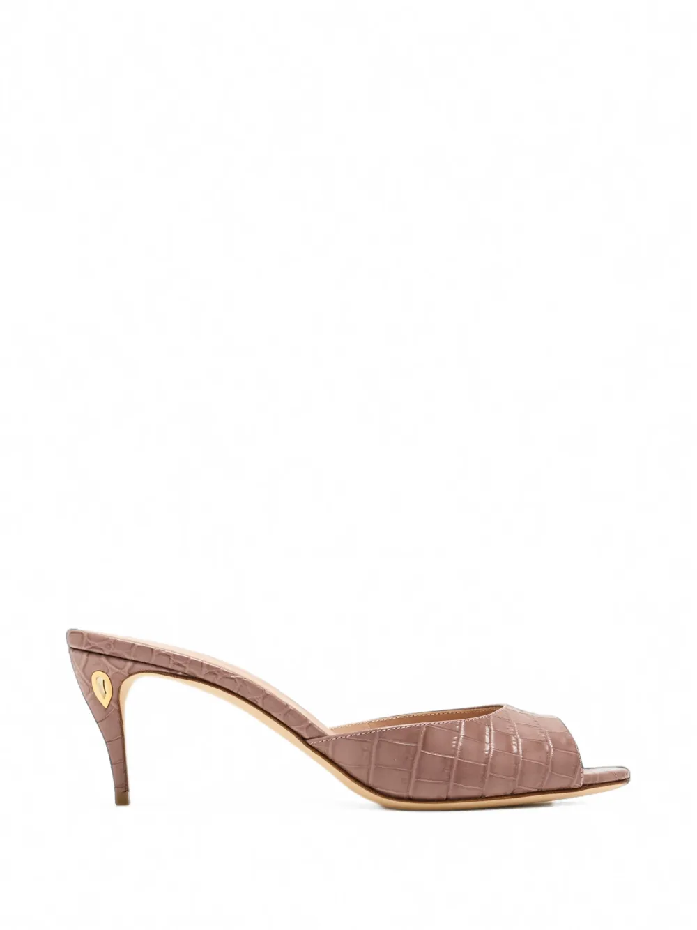 Jennifer Chamandi Guido croc-effect mules