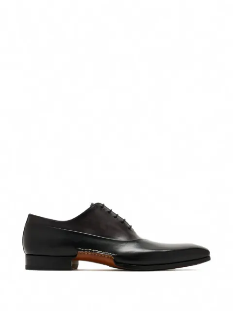 Magnanni panelled leather lace-up shoes