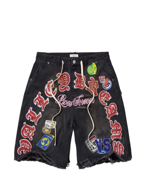 Vale Workshop patchwork shorts