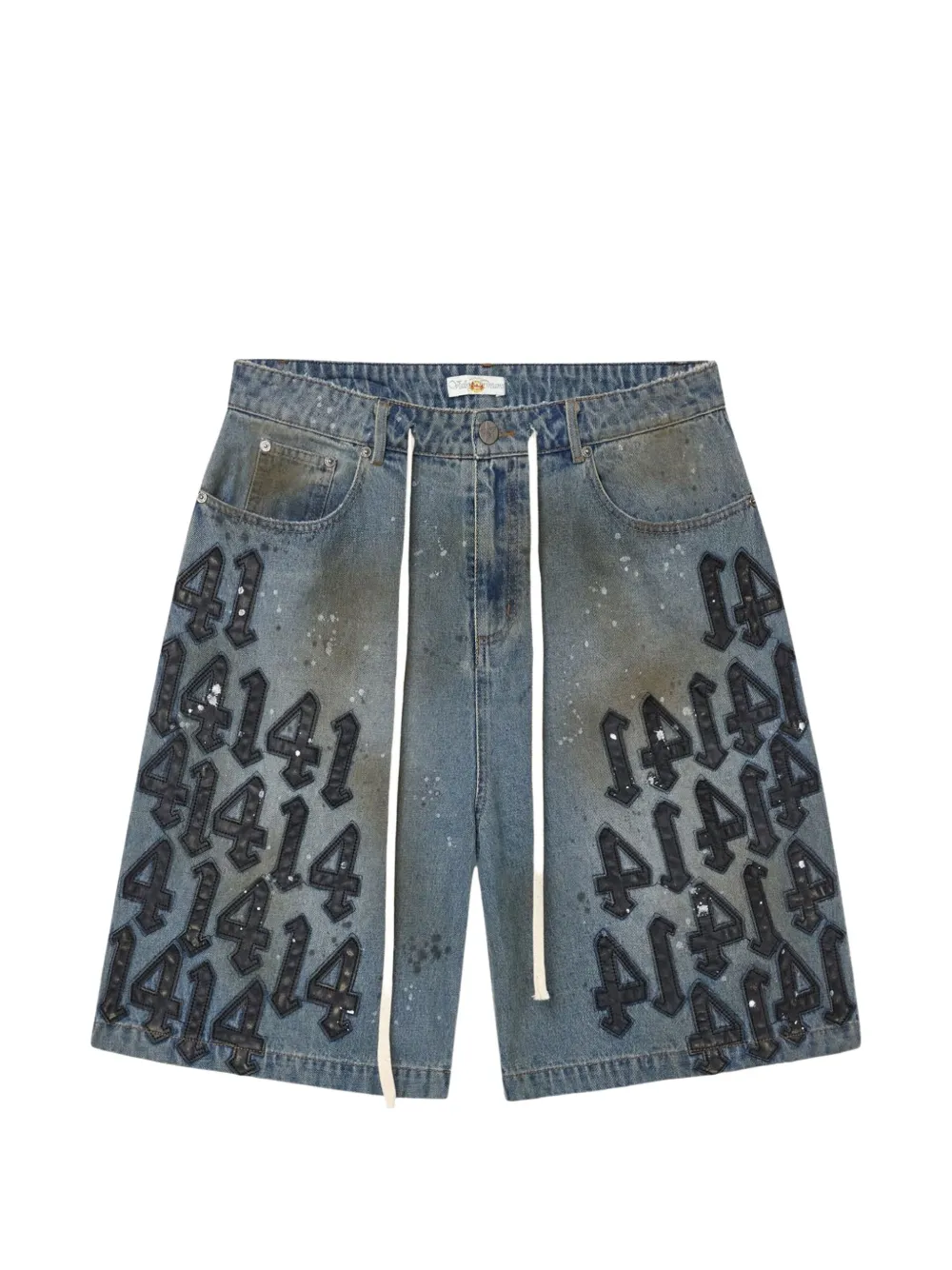 Vale Charms denim shorts - Blu
