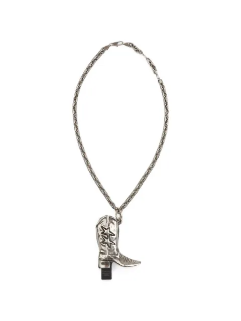 TWOJEYS x PG pend-drive boot-motif necklace