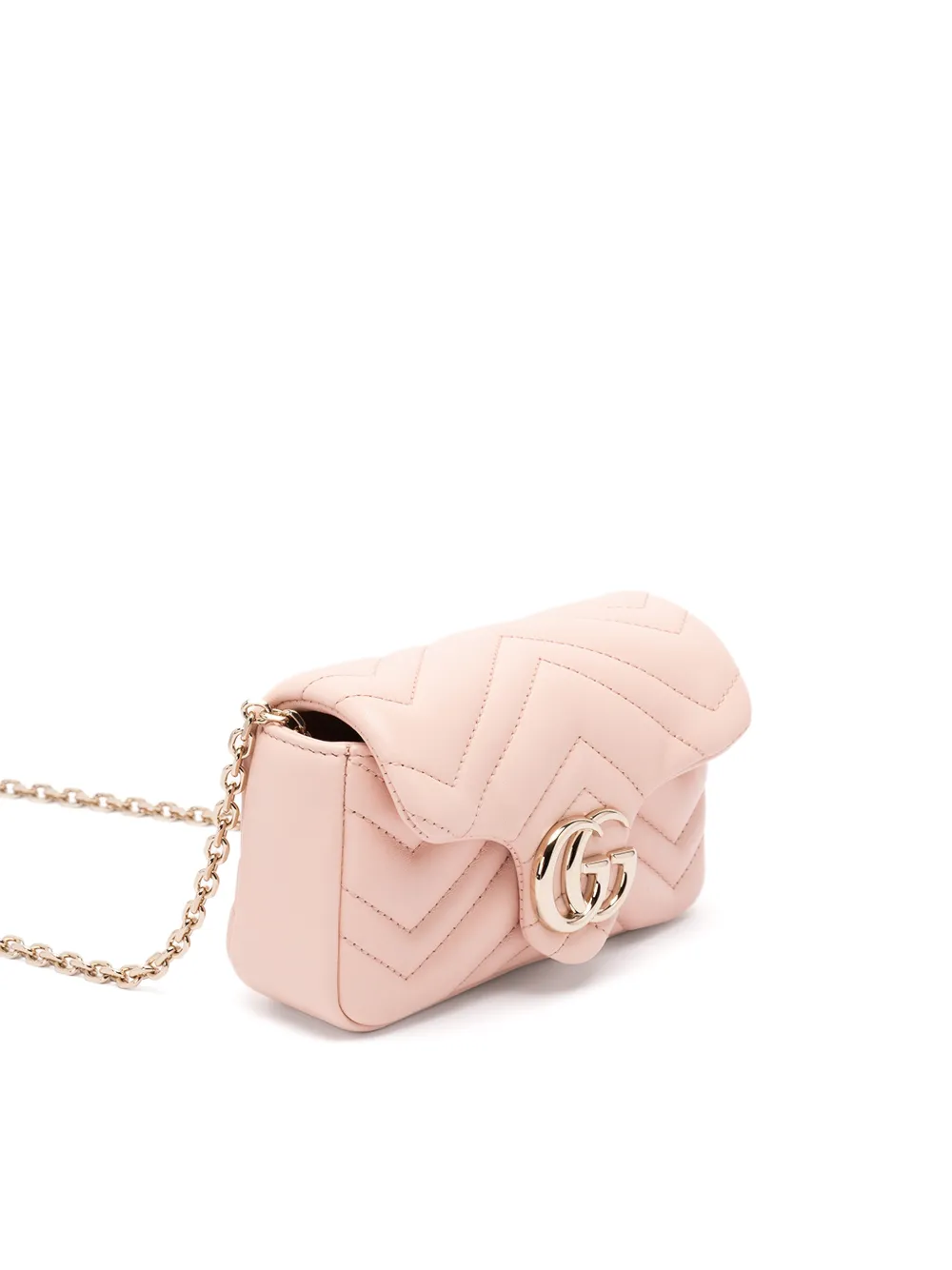 Gucci GG Marmont matelassé schoudertas Roze