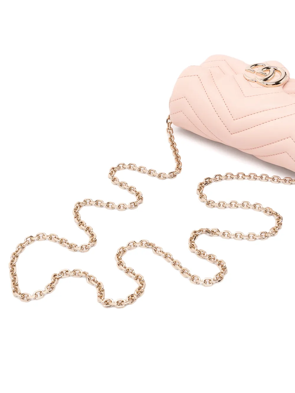 Gucci GG Marmont matelassé schoudertas Roze