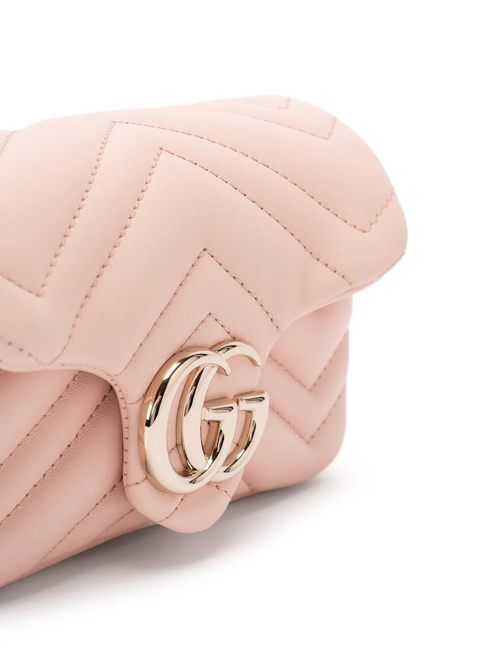 Gucci GG Marmont matelassé schoudertas Roze