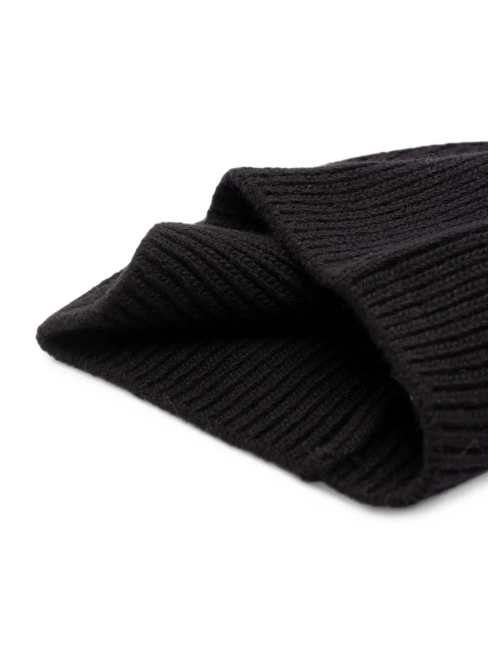 Moncler Ribgebreide muts Zwart