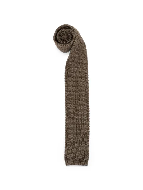 Brunello Cucinelli knitted silk tie