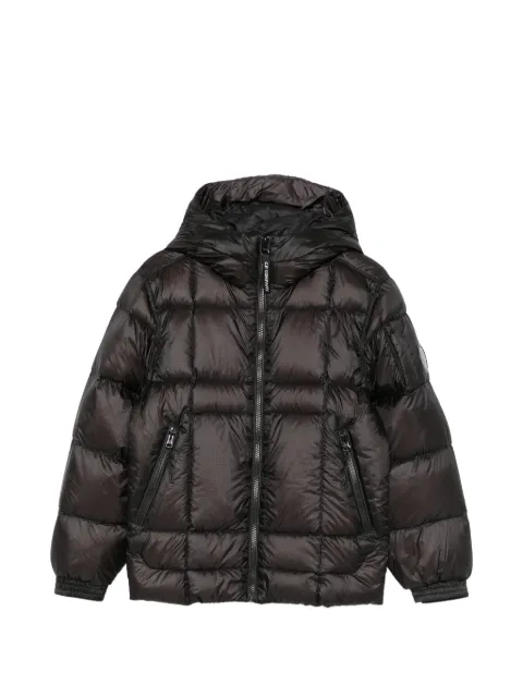 C.P. Company Kids quilted hooded jacket