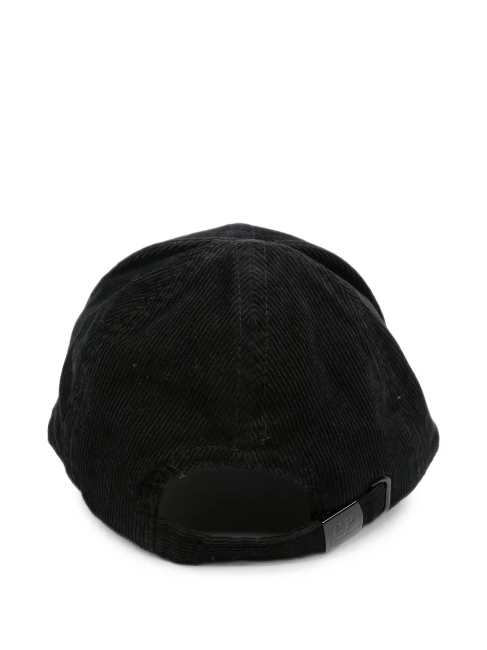 C.P. Company Kids Honkbalpet met geborduurd logo Zwart