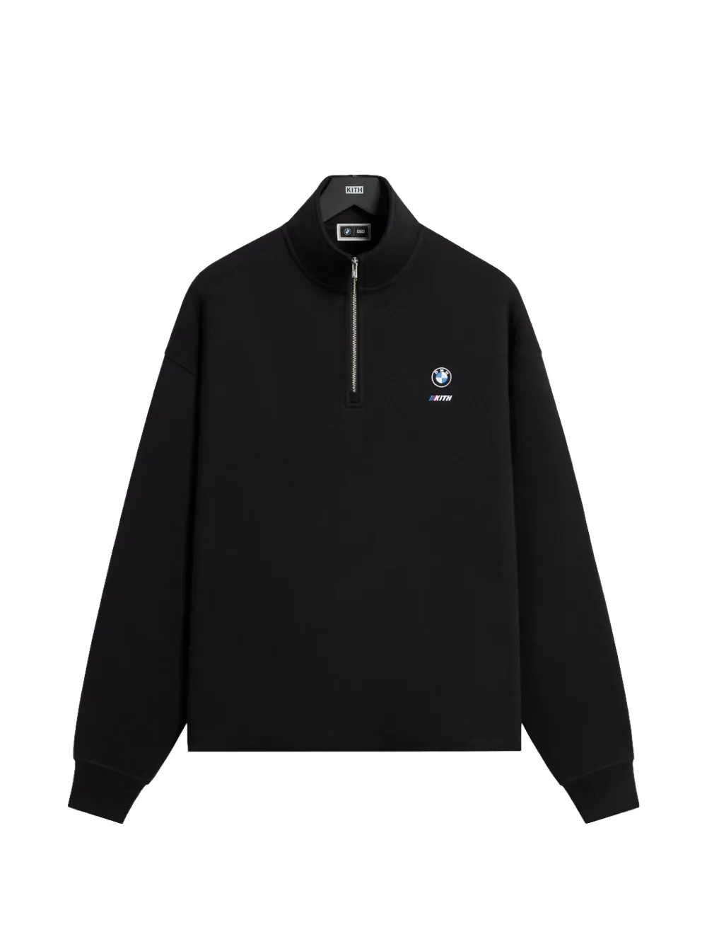KITH x BMW Nelson quarter-zip sweater - Nero