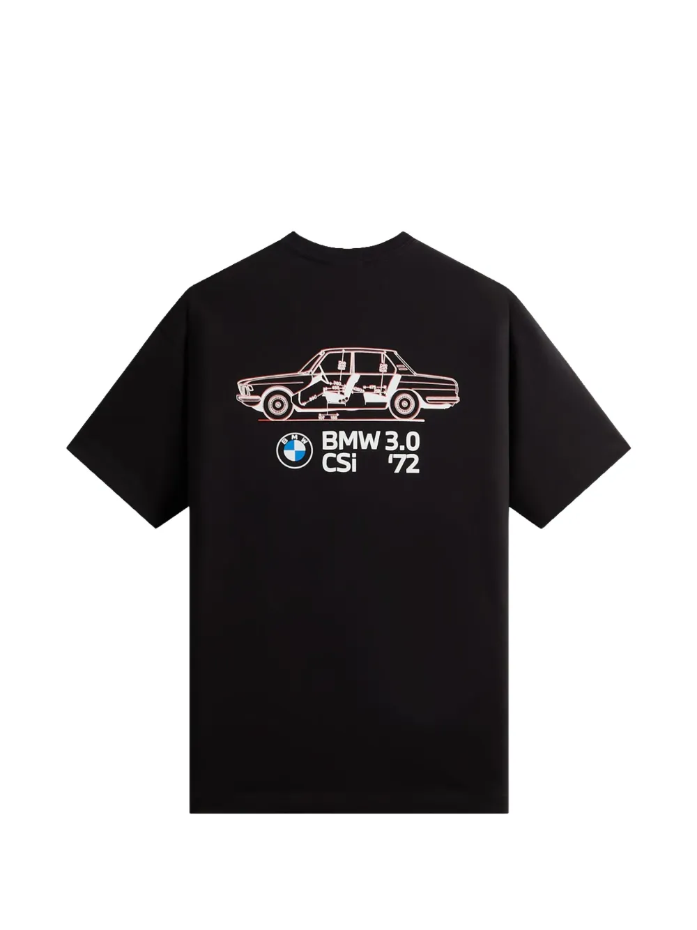KITH x BMW CSi 3.0 T-shirt met schematische print Zwart