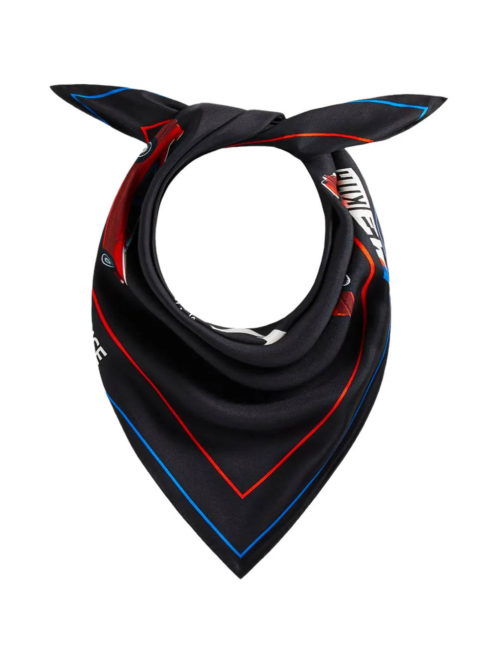 KITH x BMW zijden bandana Zwart