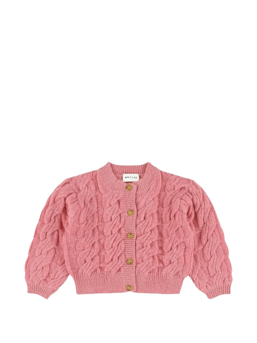 Morley Tilda cable-knit cardigan - Rose