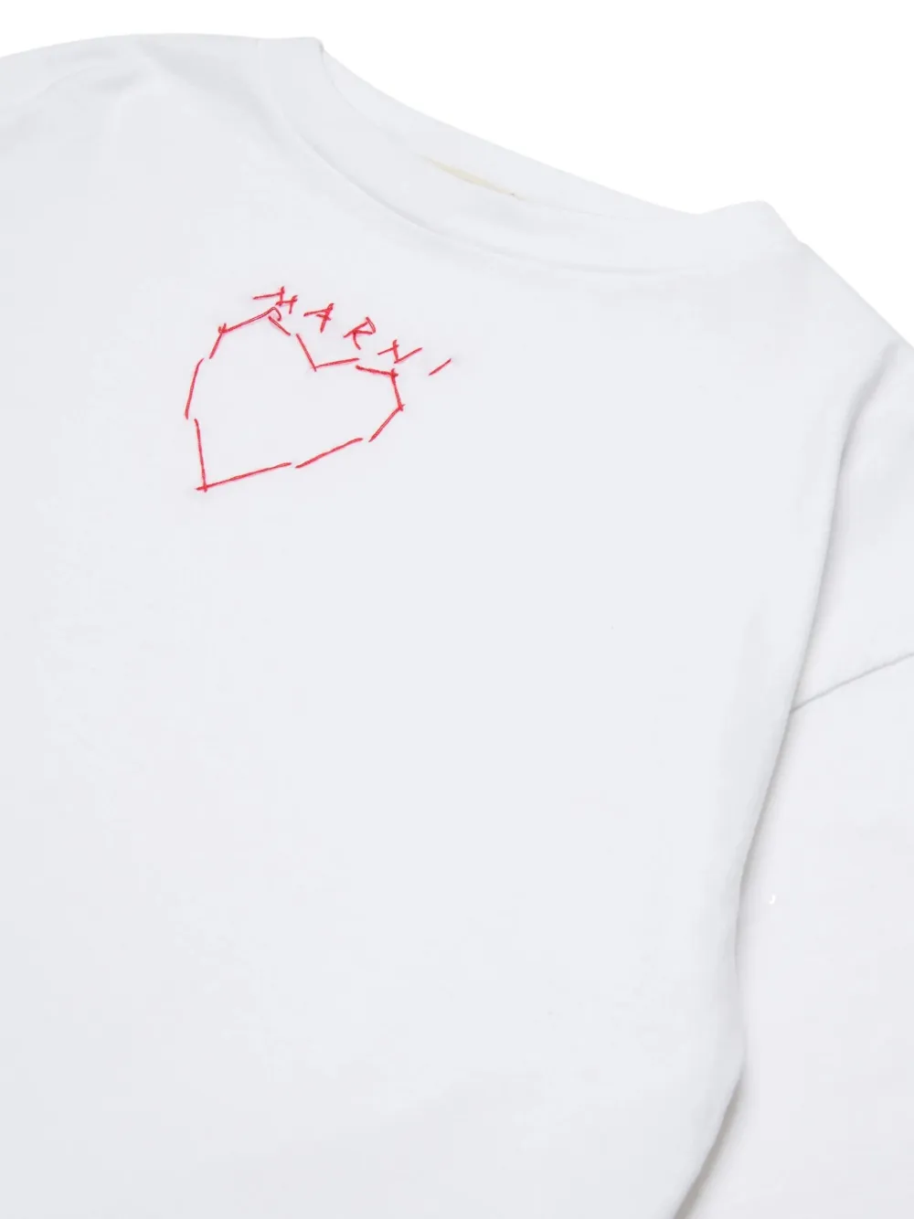 Marni Kids Katoenen T-shirt Wit