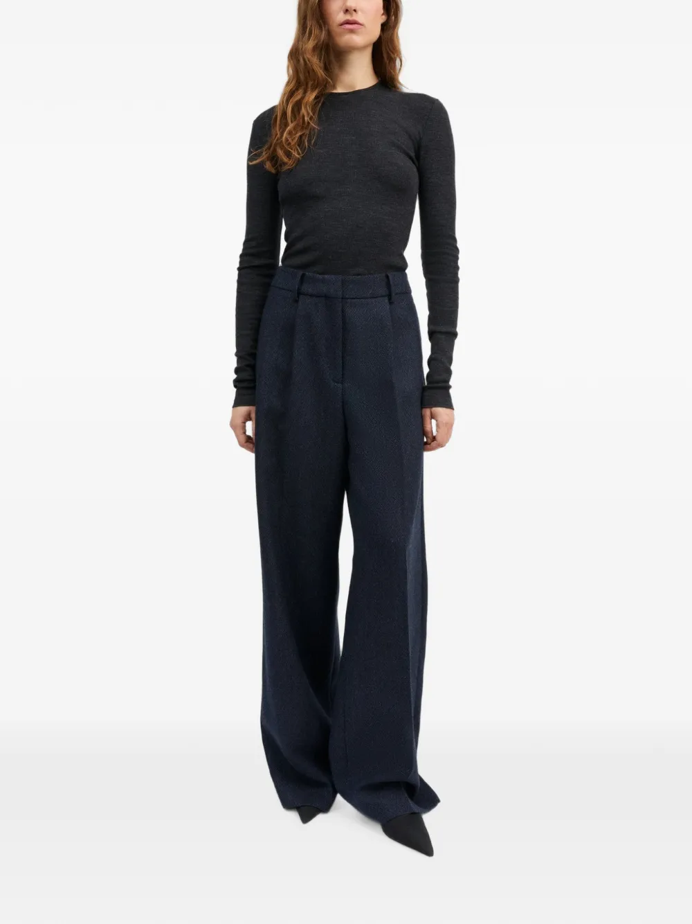 Skall Studio Thom plooibroek Blauw