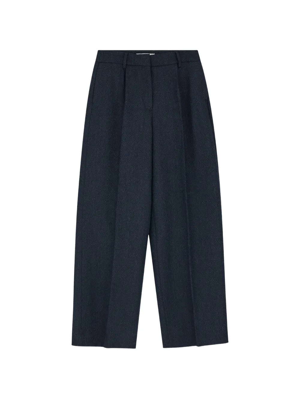 Skall Studio Thom Pleated Trousers In Blue