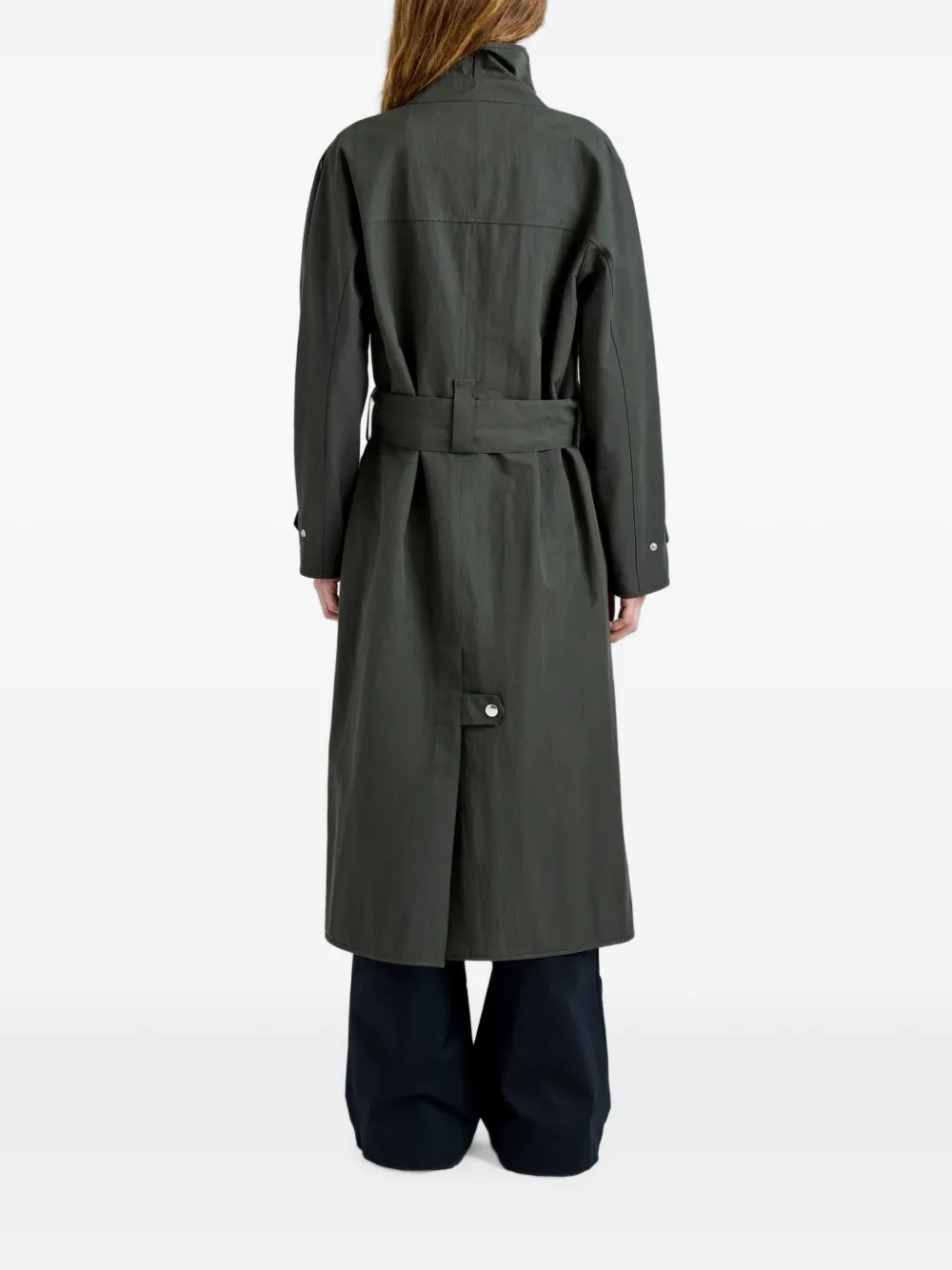 Proenza Schouler White Label Corey trenchcoat Groen