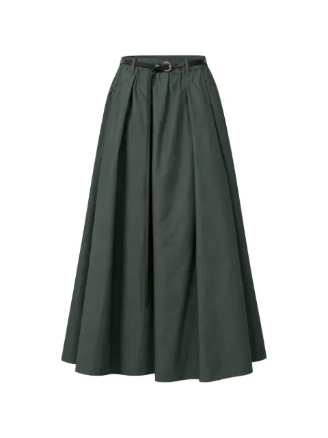 HERSKIND Ofelia pleated cotton maxi skirt
