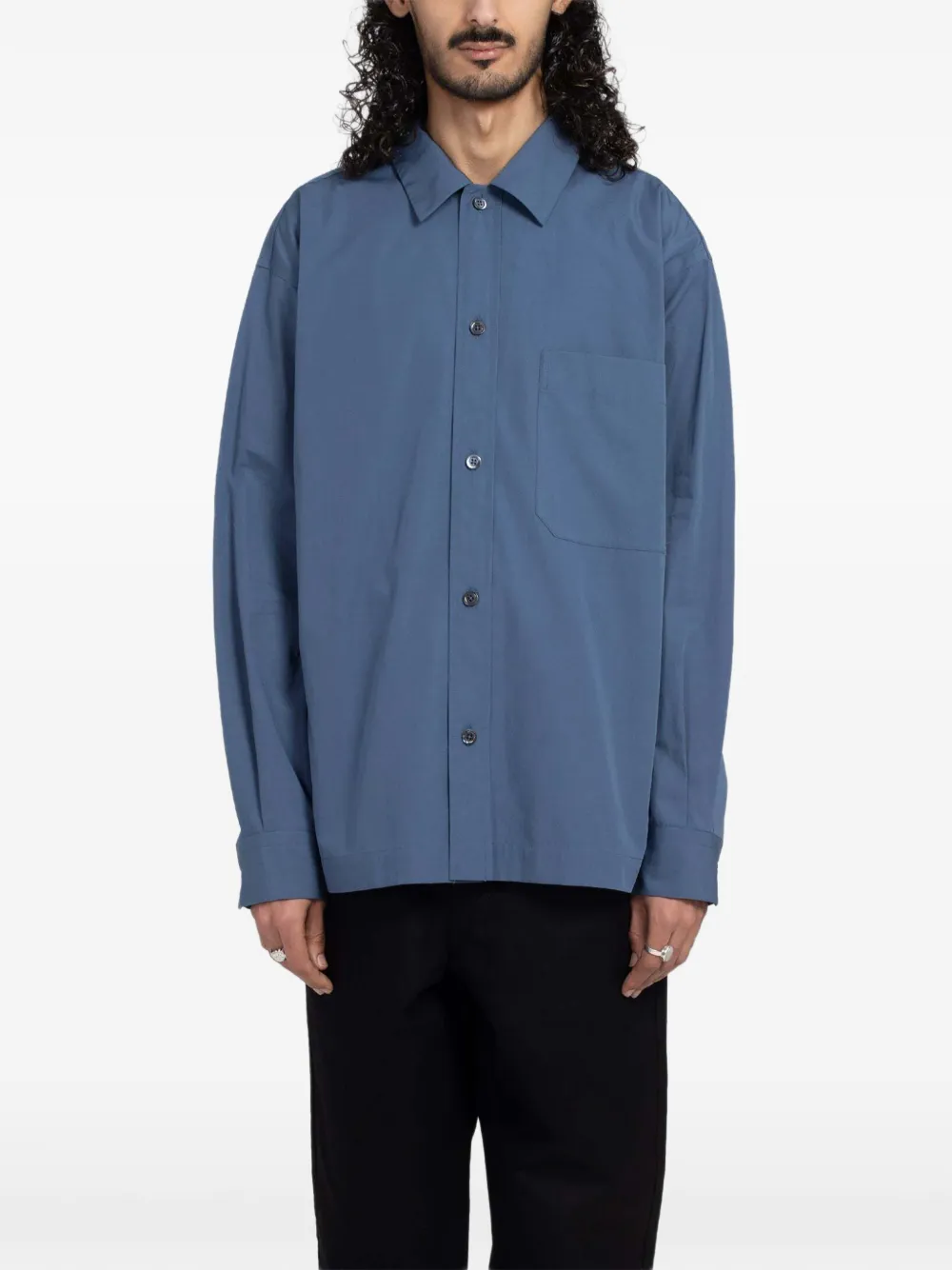 Margaret Howell raised-placket shirt
