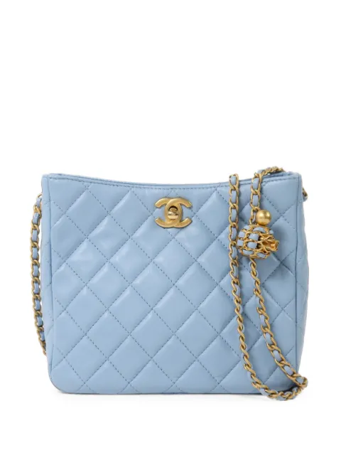 CHANEL Pre-Owned Pearl Crush Hobo CC turn-lock shoulder bag