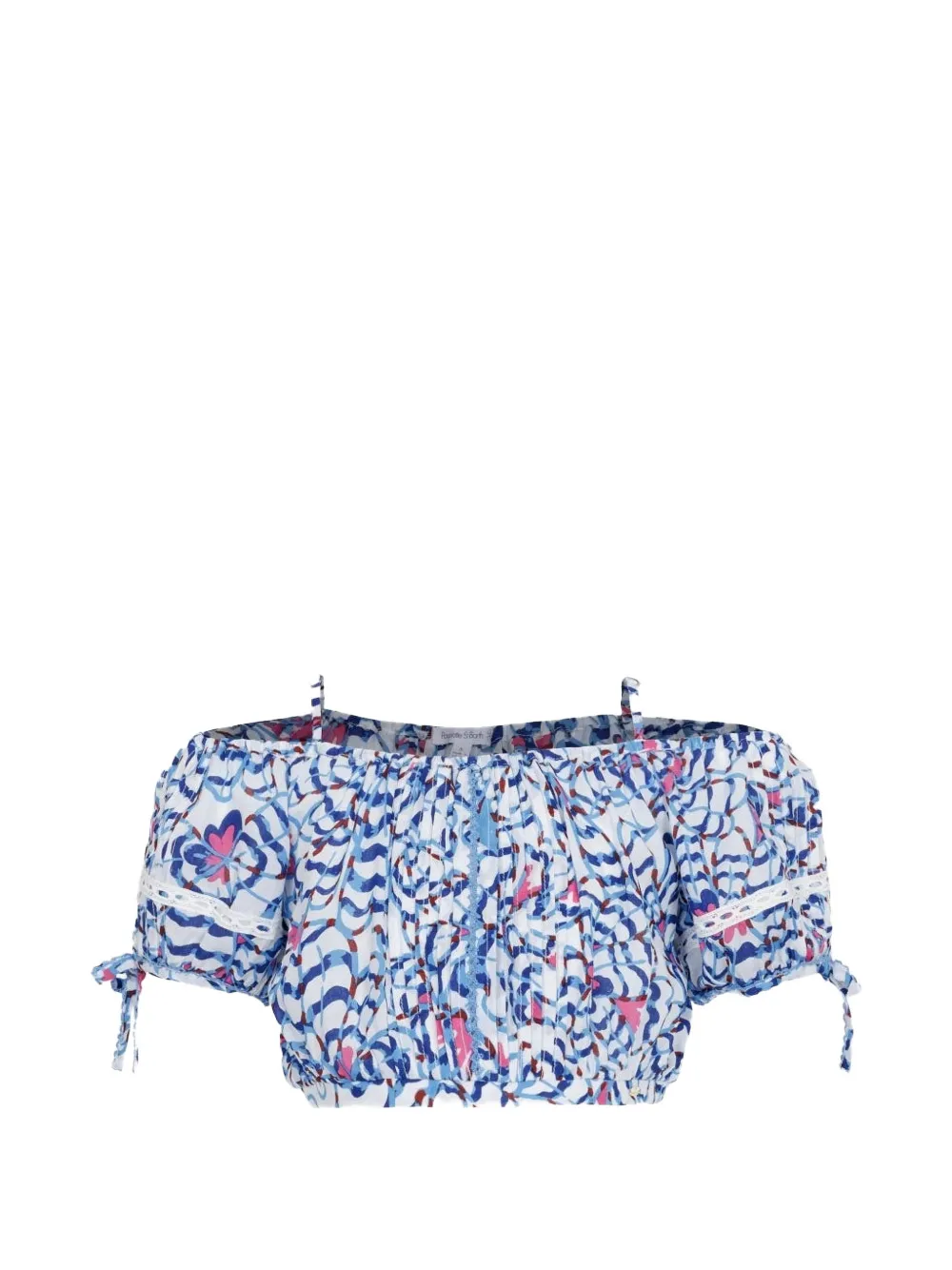 Poupette St Barth Bonny floral-print top - Bianco