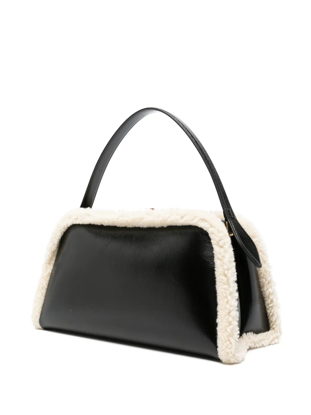 KHAITE Cate leren shopper Zwart
