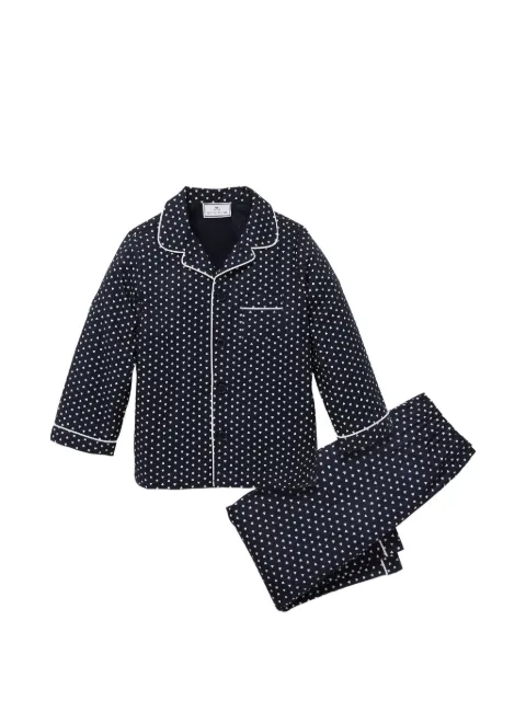 Petite Plume heart-print pajamas
