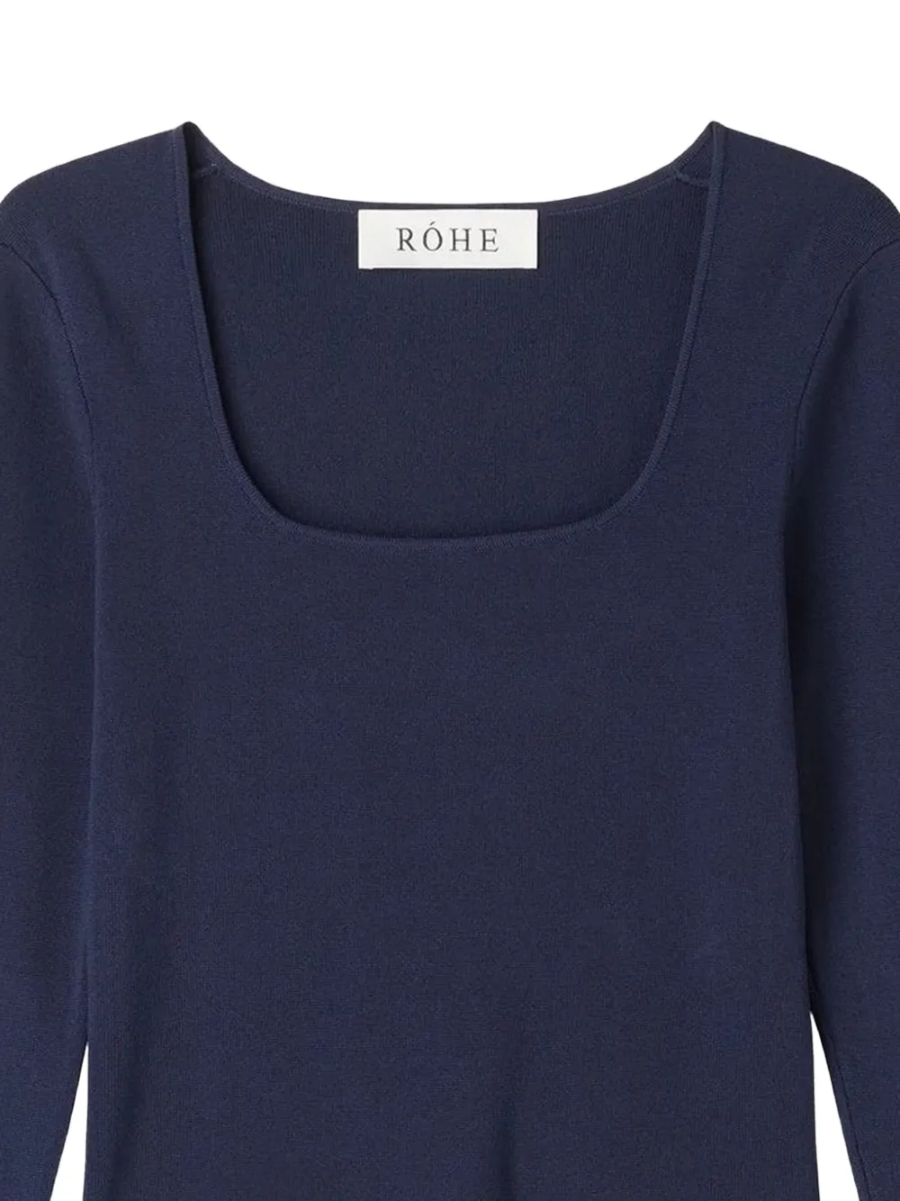 Róhe Bustier top met lange mouwen Blauw