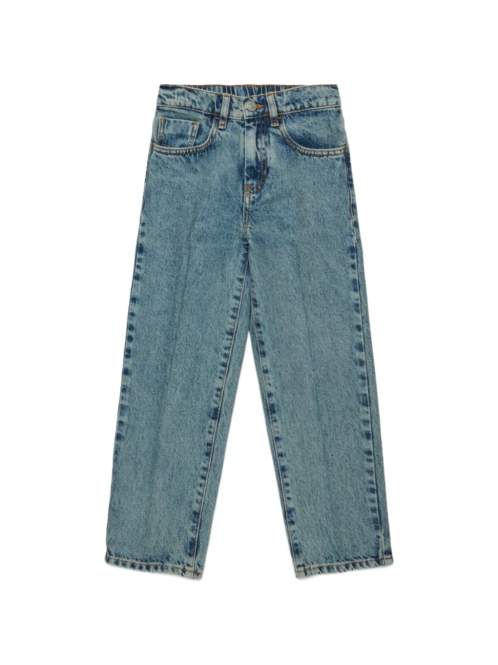 MM6 Maison Margiela Kids acid-wash jeans Blauw