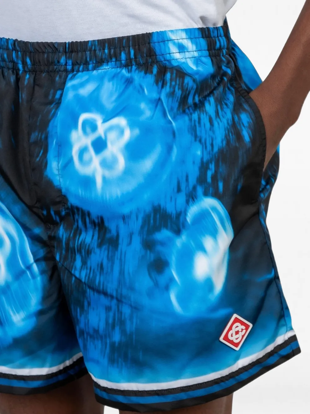Casablanca Zwembroek met print Blauw