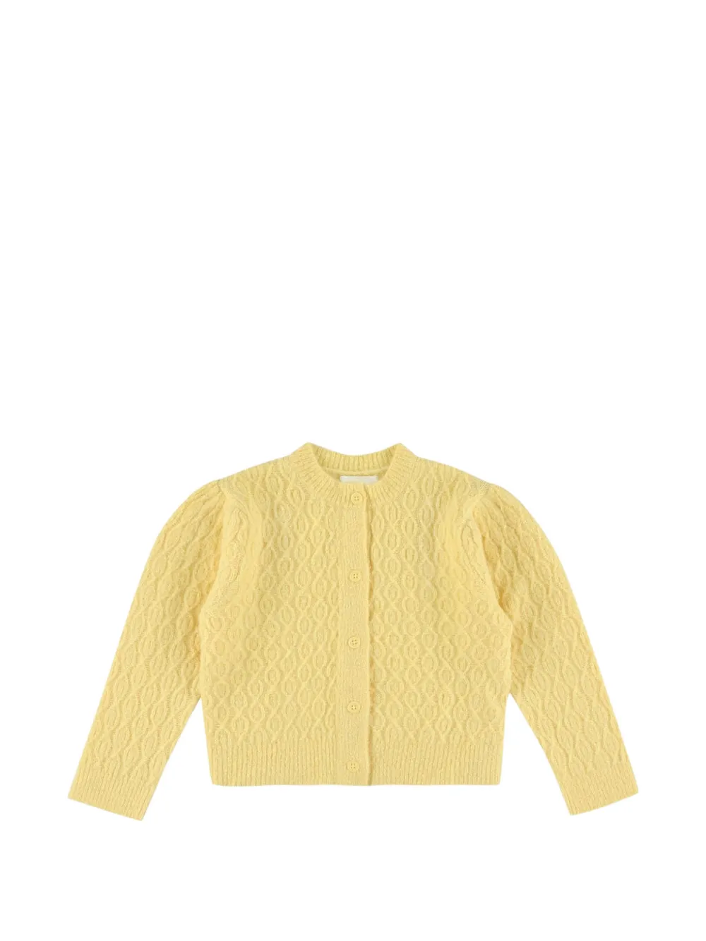 Morley Kids' Cable-knit Yngrid Cardigan In Green