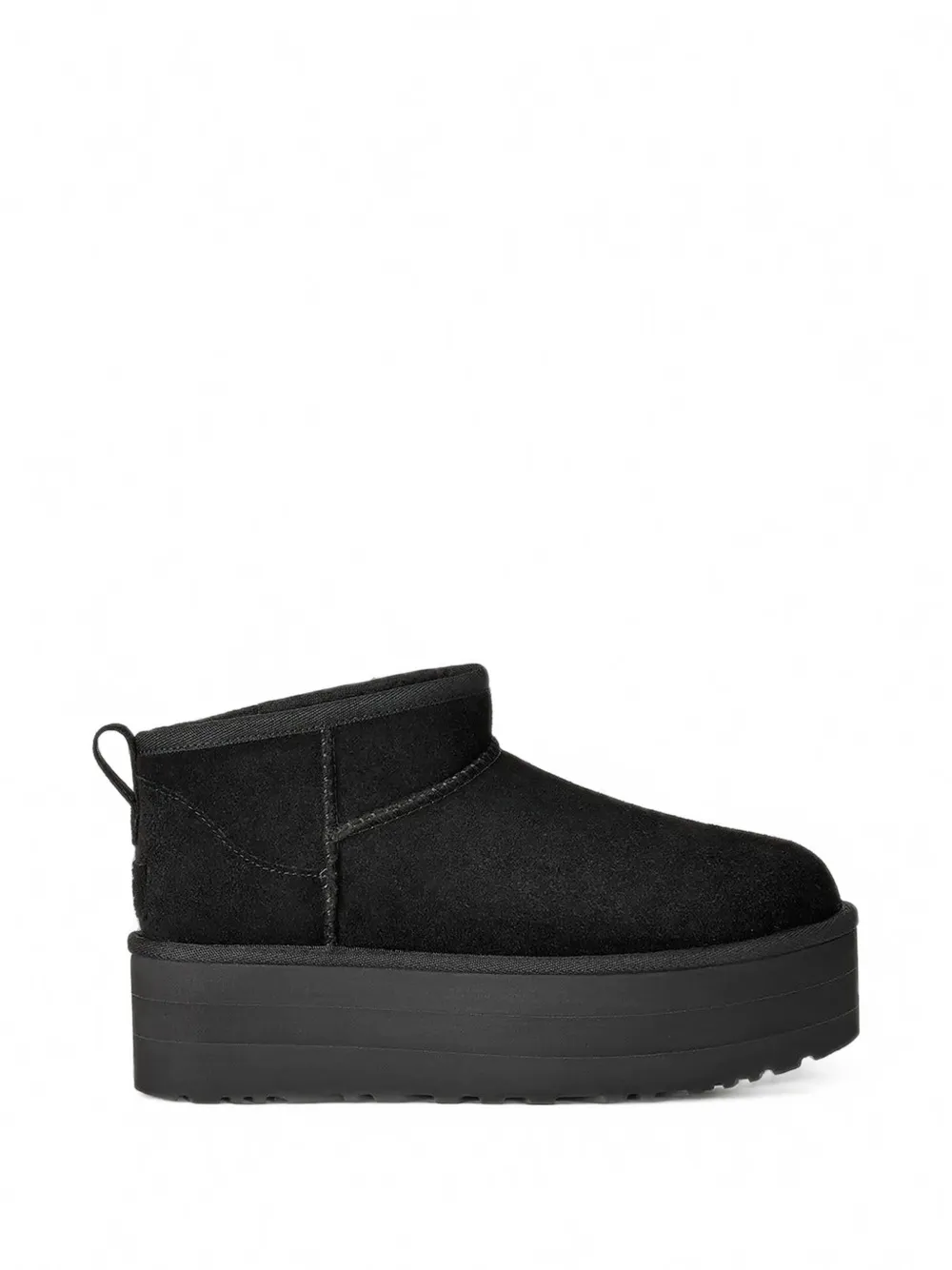 Ugg Classic Ultra Mini Platform Ankle Boots In Black