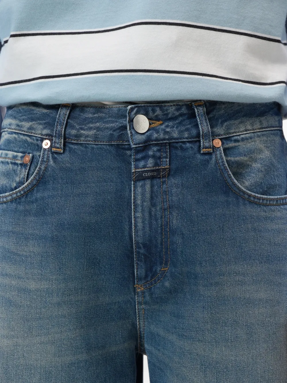 Closed Jazzie barrel-fit jeans Blauw