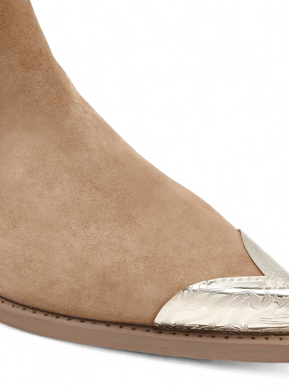 Paris Texas Dallas embellished ankle boots Beige