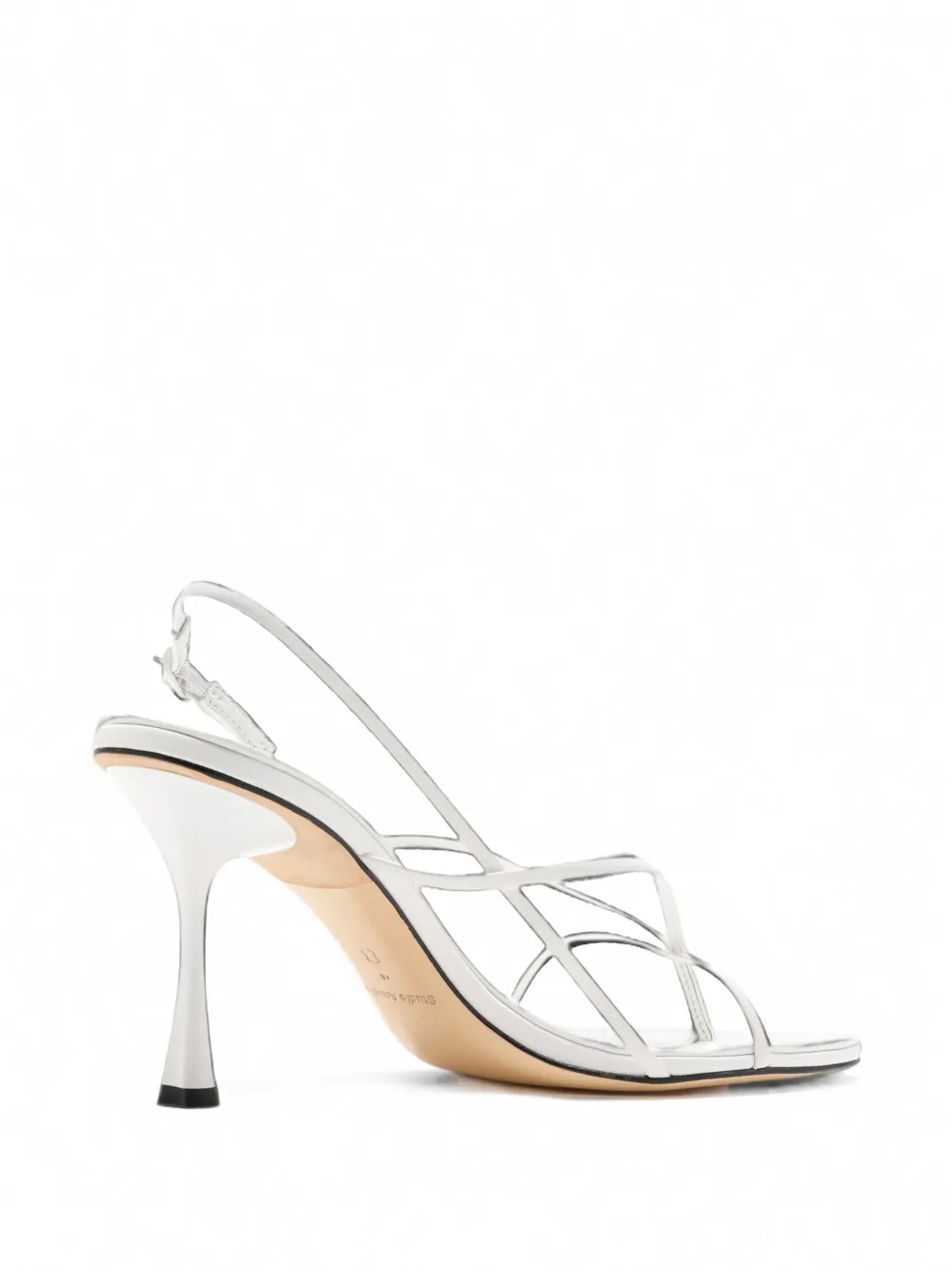 Studio Amelia Wishbone strappy sandals Wit