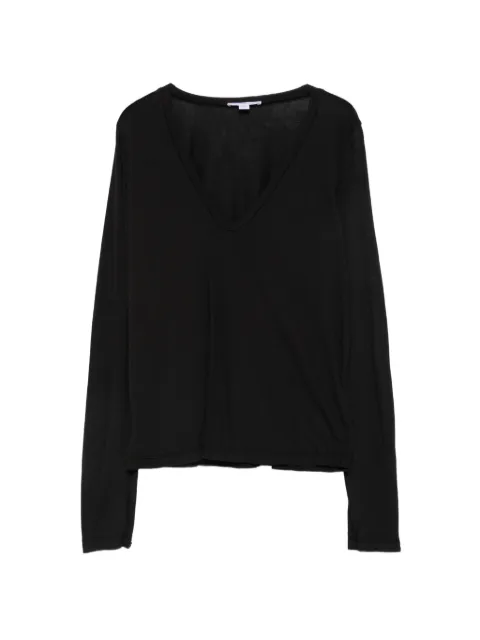 James Perse V-neck long-sleeve T-shirt