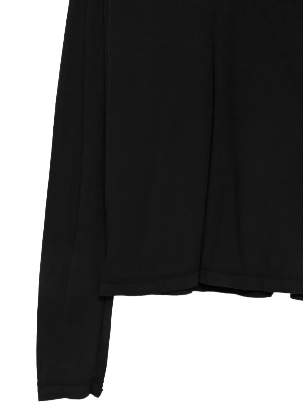 James Perse T-shirt met V-hals Zwart