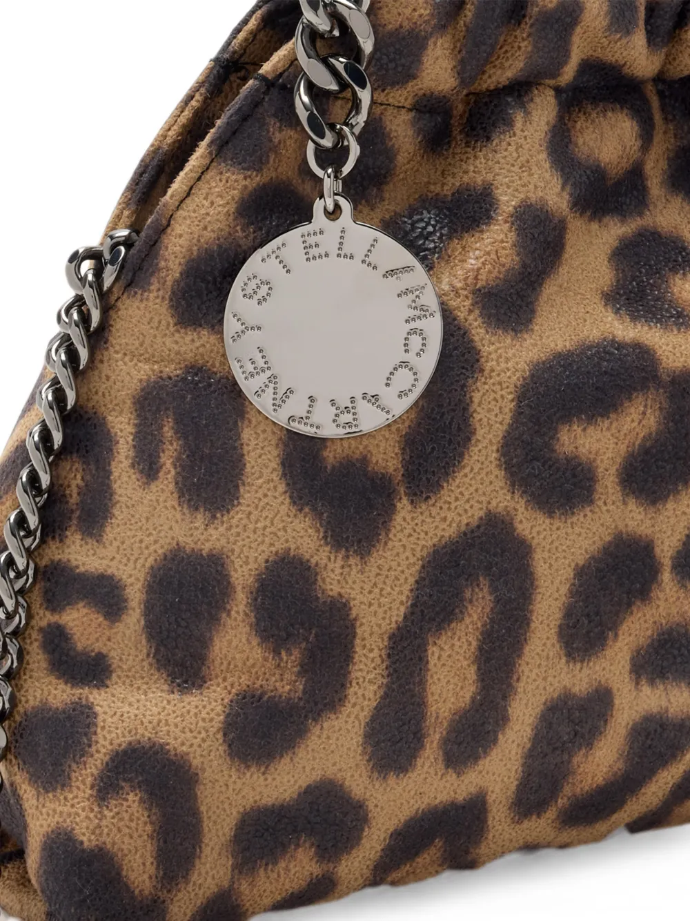 Stella McCartney Falabella mini-shopper met luipaard-print Beige