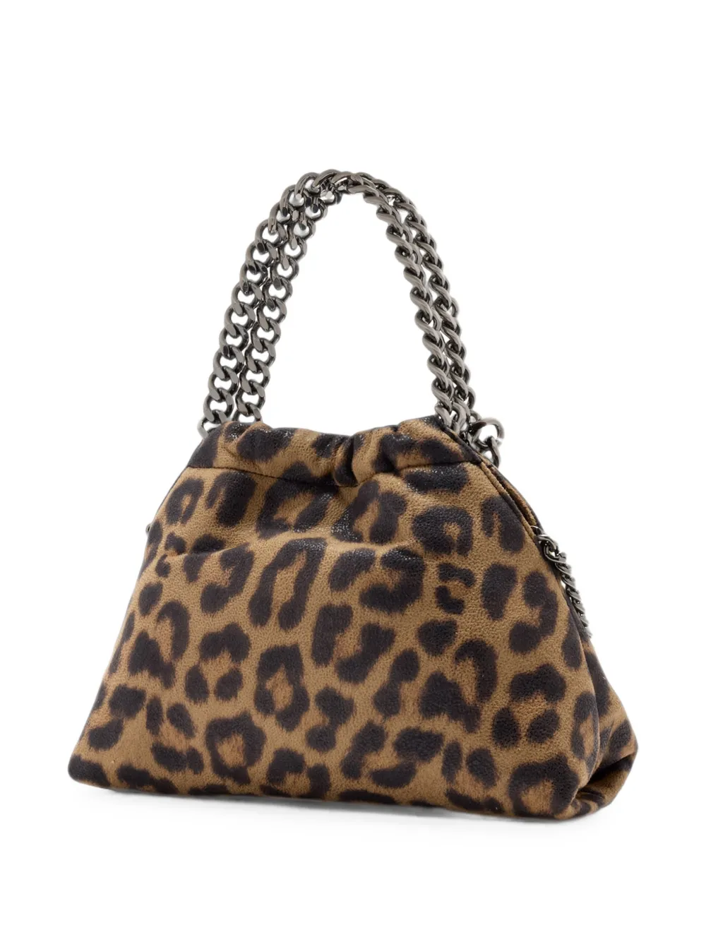 Stella McCartney Falabella mini-shopper met luipaard-print Beige