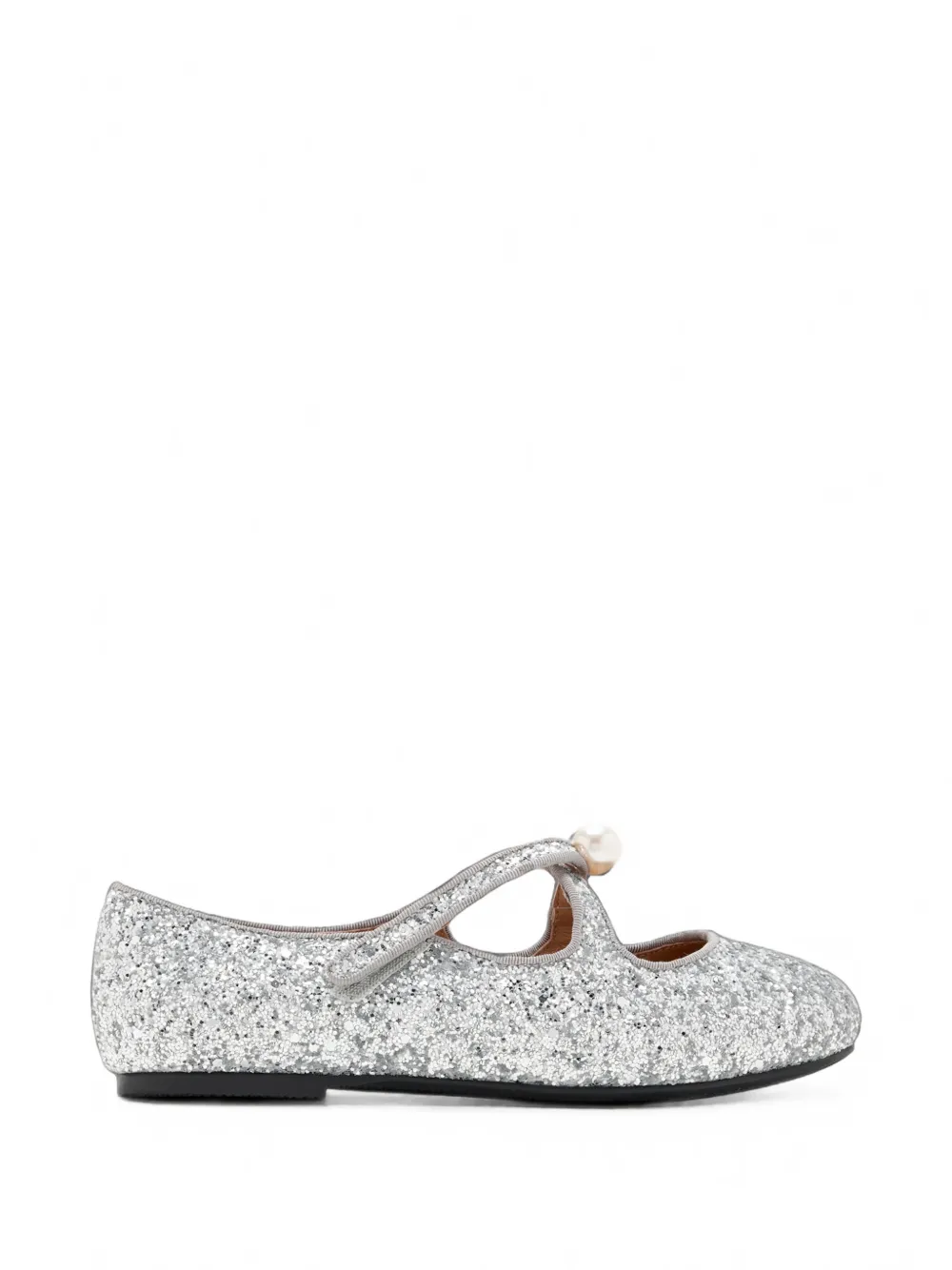 Age of Innocence glitter-effect Kristen ballet flats Zilver