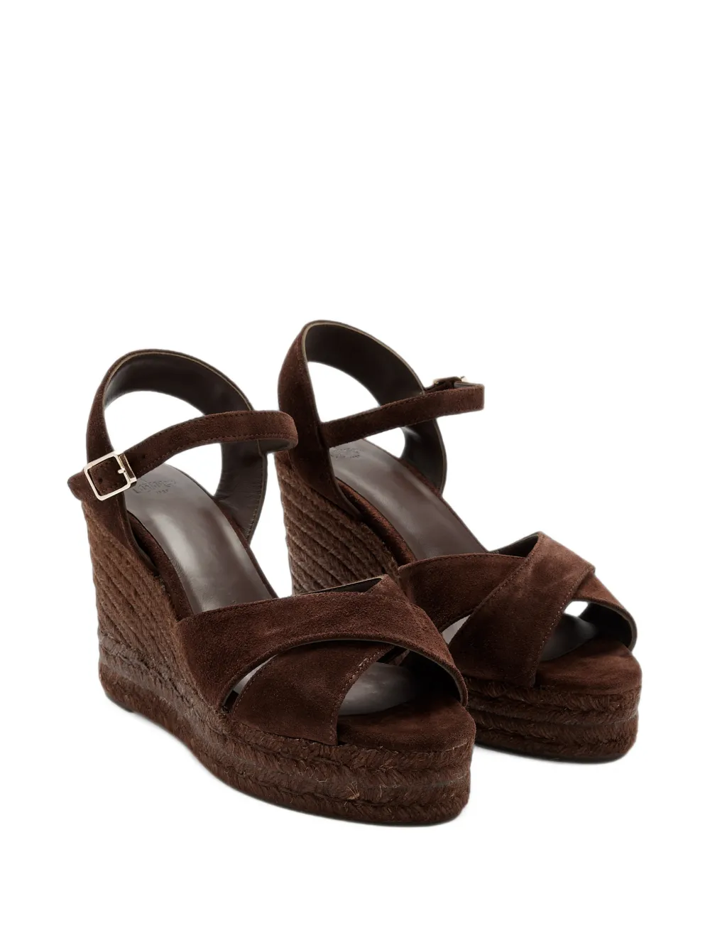Castañer Blaudell suede espadrilles Bruin