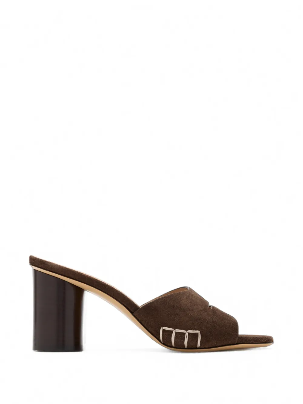 JW Anderson loafer-style whipstitched sandals - Marron JW Anderson loafer-style whipstitched sandals - Marron