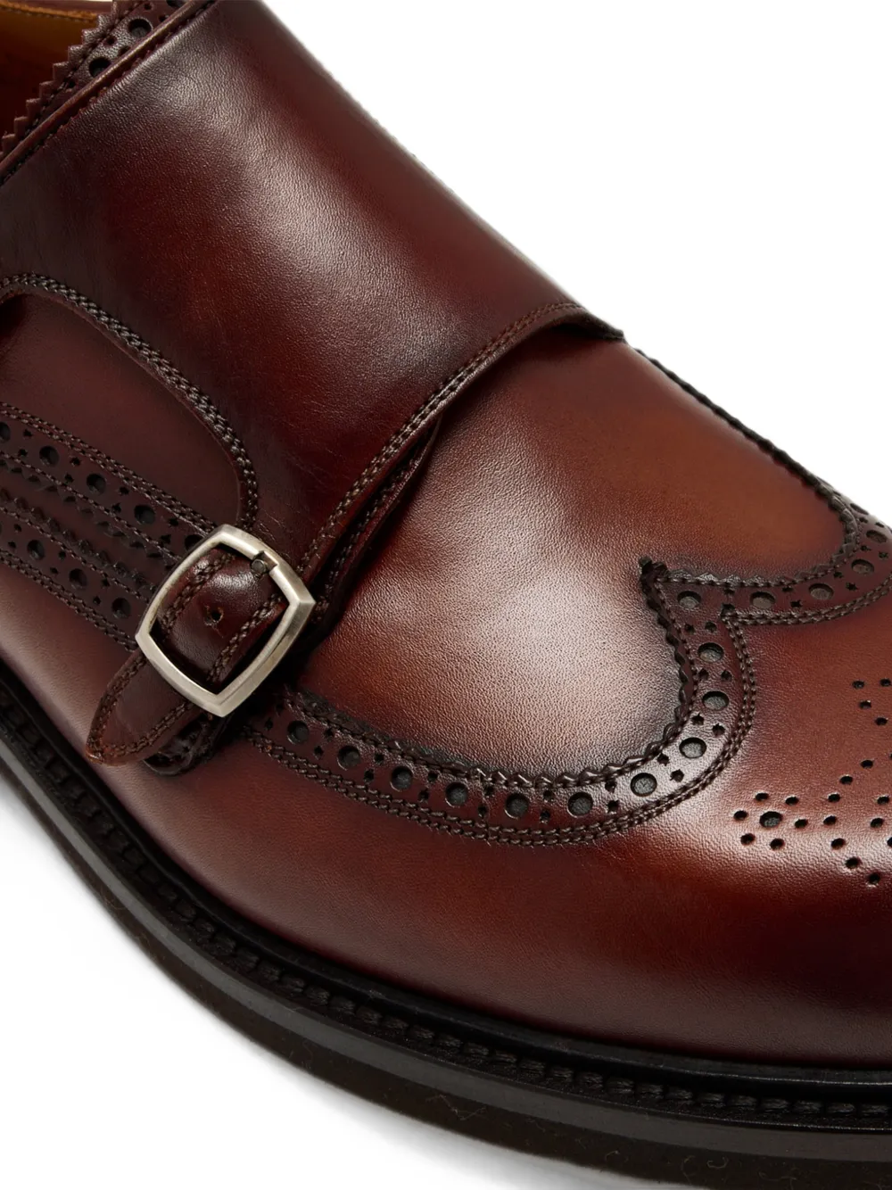 Magnanni brogue-detail monk shoes Bruin