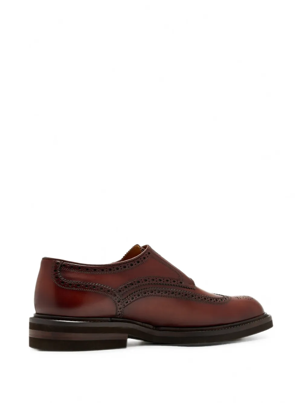 Magnanni brogue-detail monk shoes Bruin